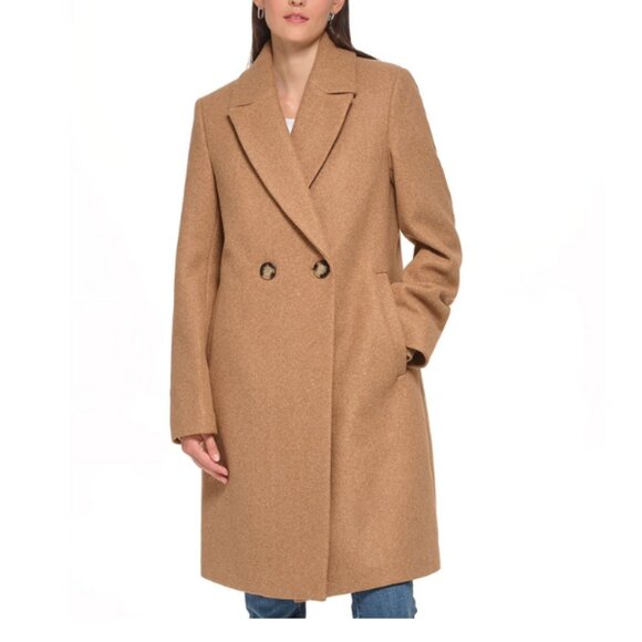 DKNY Jackets & Blazers - DKNY Women’s Camel Winter Coat – Classic Overcoat Size XLarge NWT!!!!
